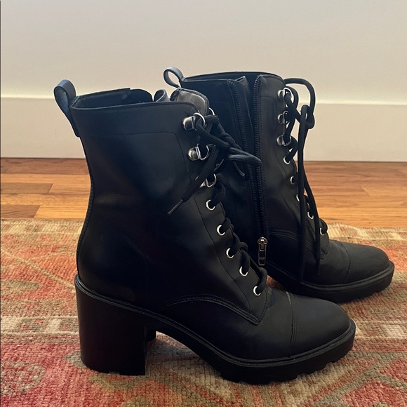 Marc Fisher, Black Lace-Up Boots, size 7 - Picture 3 of 9